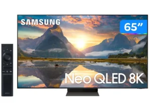 Foto da Smart TV 65 8K NEO QLED Mini LED Samsung QN65QN700AGXZD no artigo da impulsostore sobre as melhores tvs 8k no Brasil em 2025