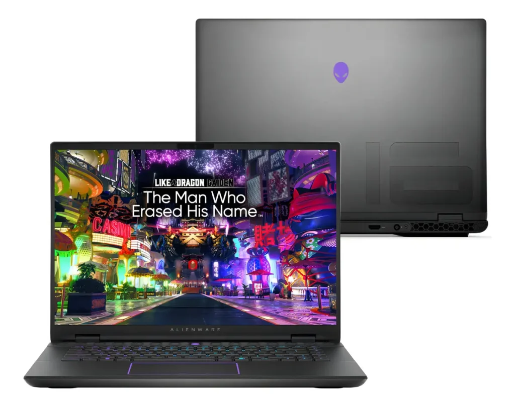 Notebook Dell Alienware M16 R2 Intel Core i9 Memória 32GB 1TB SSD NVIDIA® GeForce® RTX™ 4070 Windows 11 Home